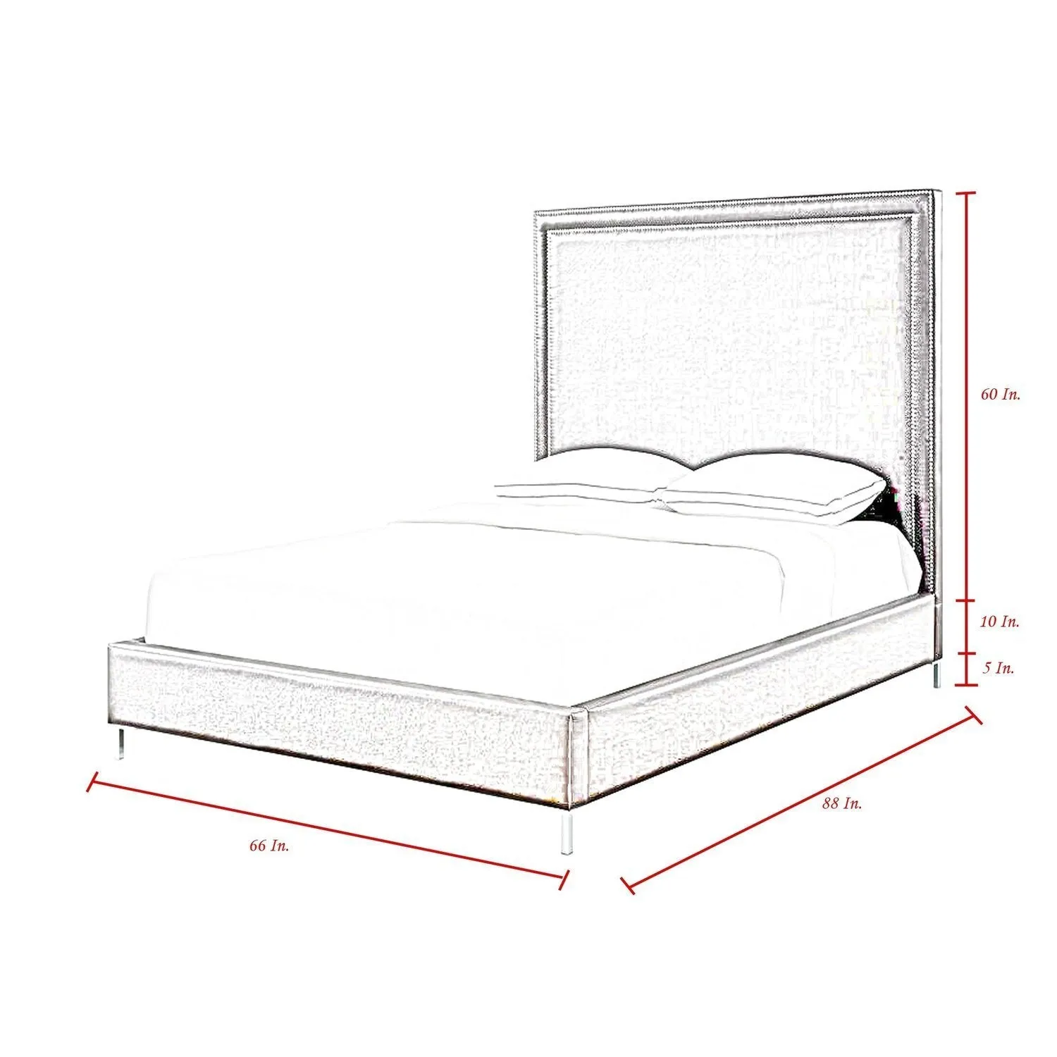 Monroe PU Leather Bedframe