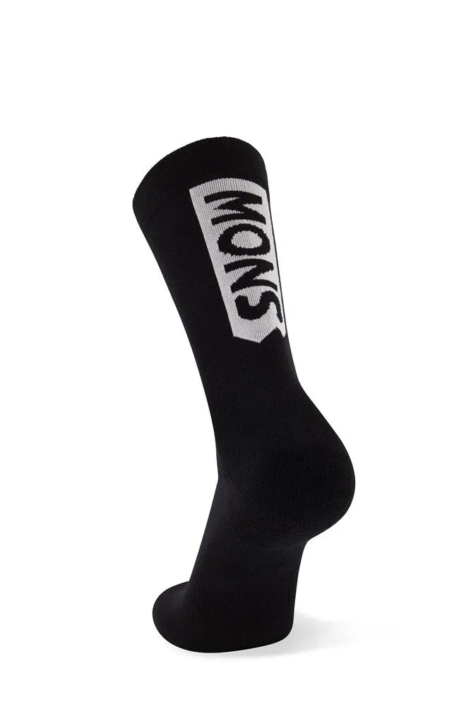 Mons Royale Atlas Crew Merino Sock Black