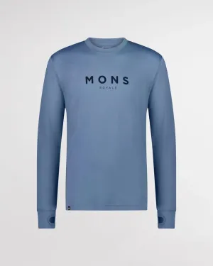 Mons Royale Yotei Classic Men's Long Sleeve - Powder Blue