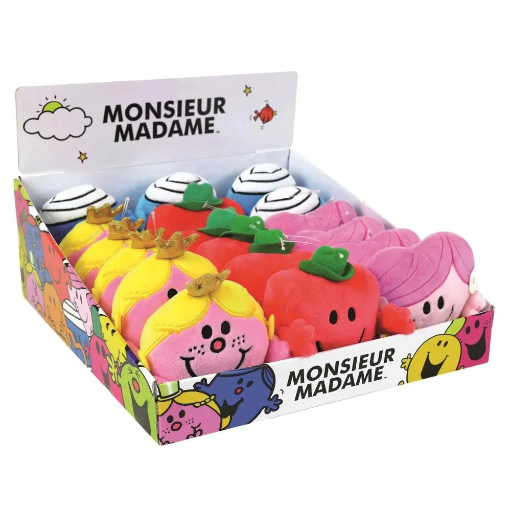 Monsieur Madame Mr. Men & Little Miss Plush Toys - Assorted