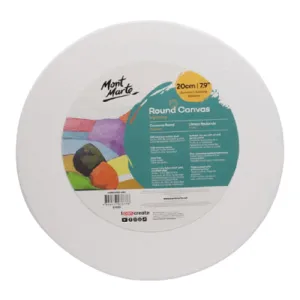 Mont Marte Signature Round Canvas 20cm