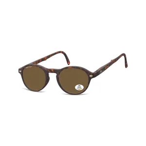 Montana Folding sunglasses - Polarized - Matt finishing - Turtle - Brown Lenses