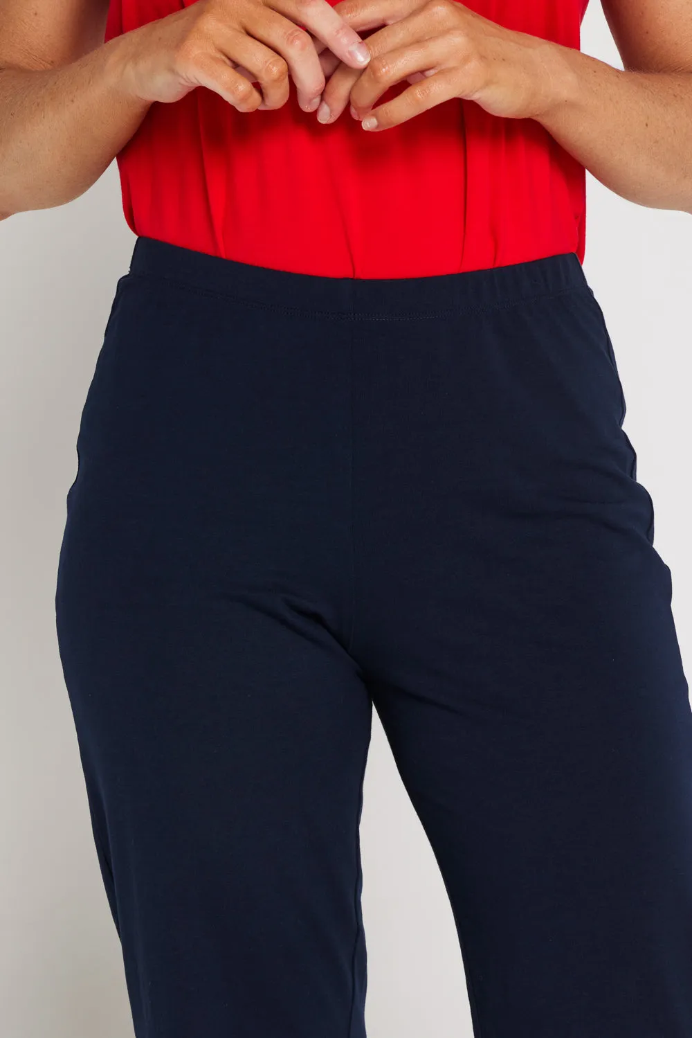 Montana Jersey Pants - Navy