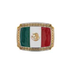 Montana Men's Pride of Mexico Attitude Buckle