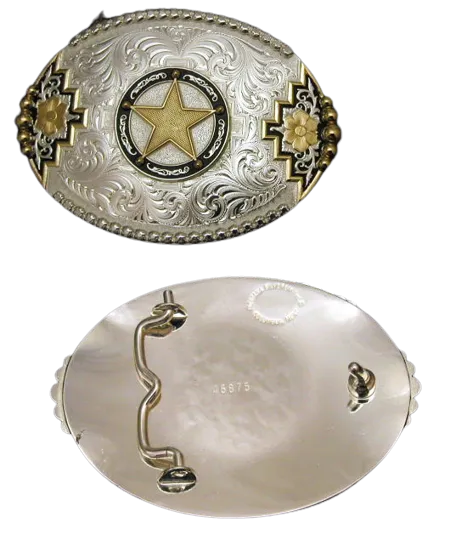 Montana Men's Sheriff Star Buckle