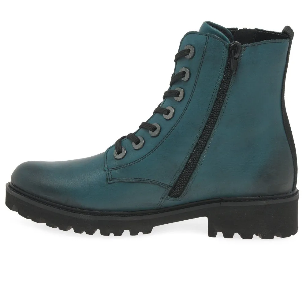 Montana Ocean Blue Ankle Boots