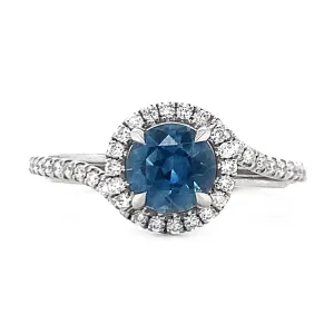 Montana Sapphire & Diamond Ring - "Aurora"