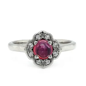 Montana Sapphire & Diamond Ring - "Rose"