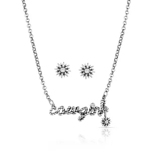 Montana Silversmiths "For the Cowgirl" Necklace & Earring Set