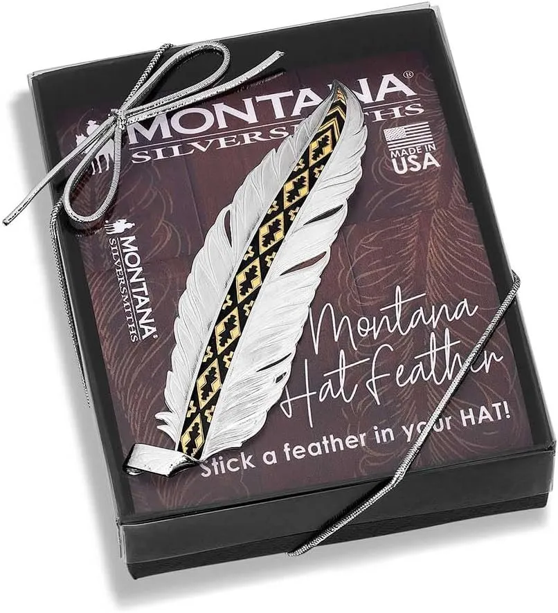 Montana Silversmiths Trust and Honor Hat Feather - HF5761