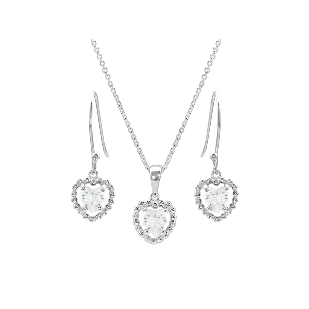 Montana Women's Frozen Heart Jewelry Set