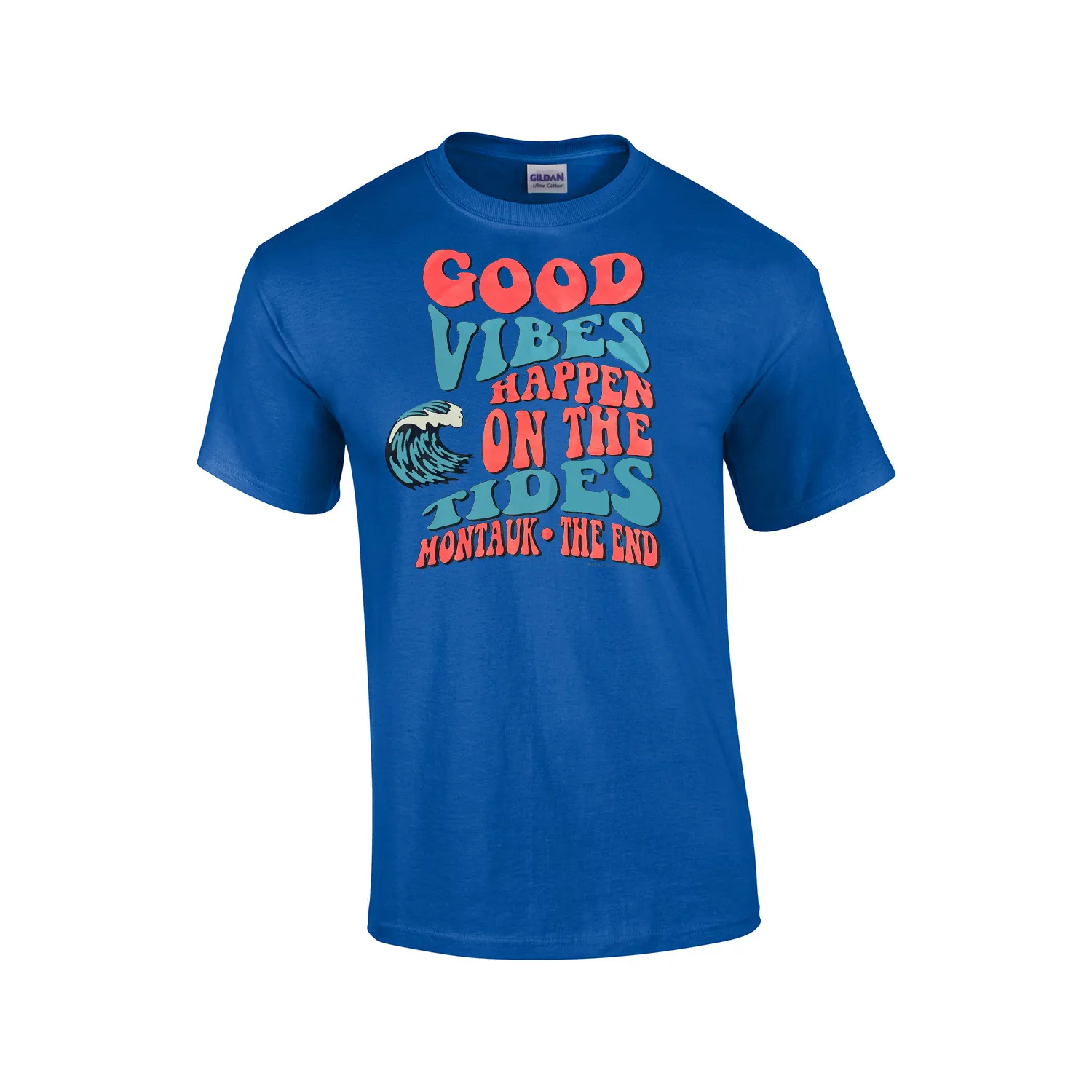 Montauk Surf and Sports Do It Your Way Good Vibes Adult Short Sleeve Shirt