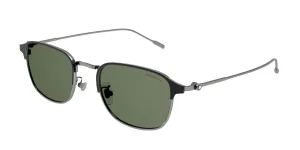 Montblanc Men's 50mm Ruthenium Sunglasses MB0189S-002-50