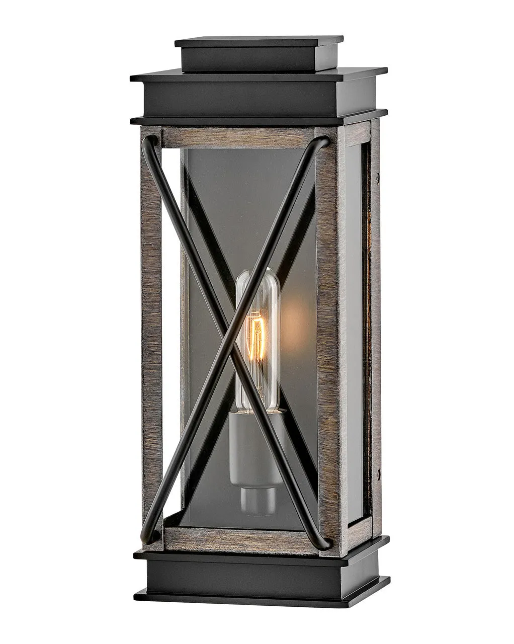 Montecito One Light Wall Mount in Black