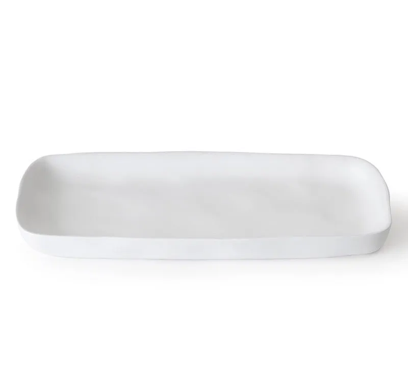 Montecito White Bath Accessories by Kassatex