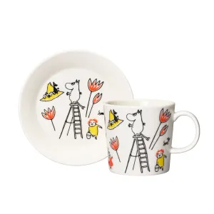 Moomin ABC Mug and Saucer Set