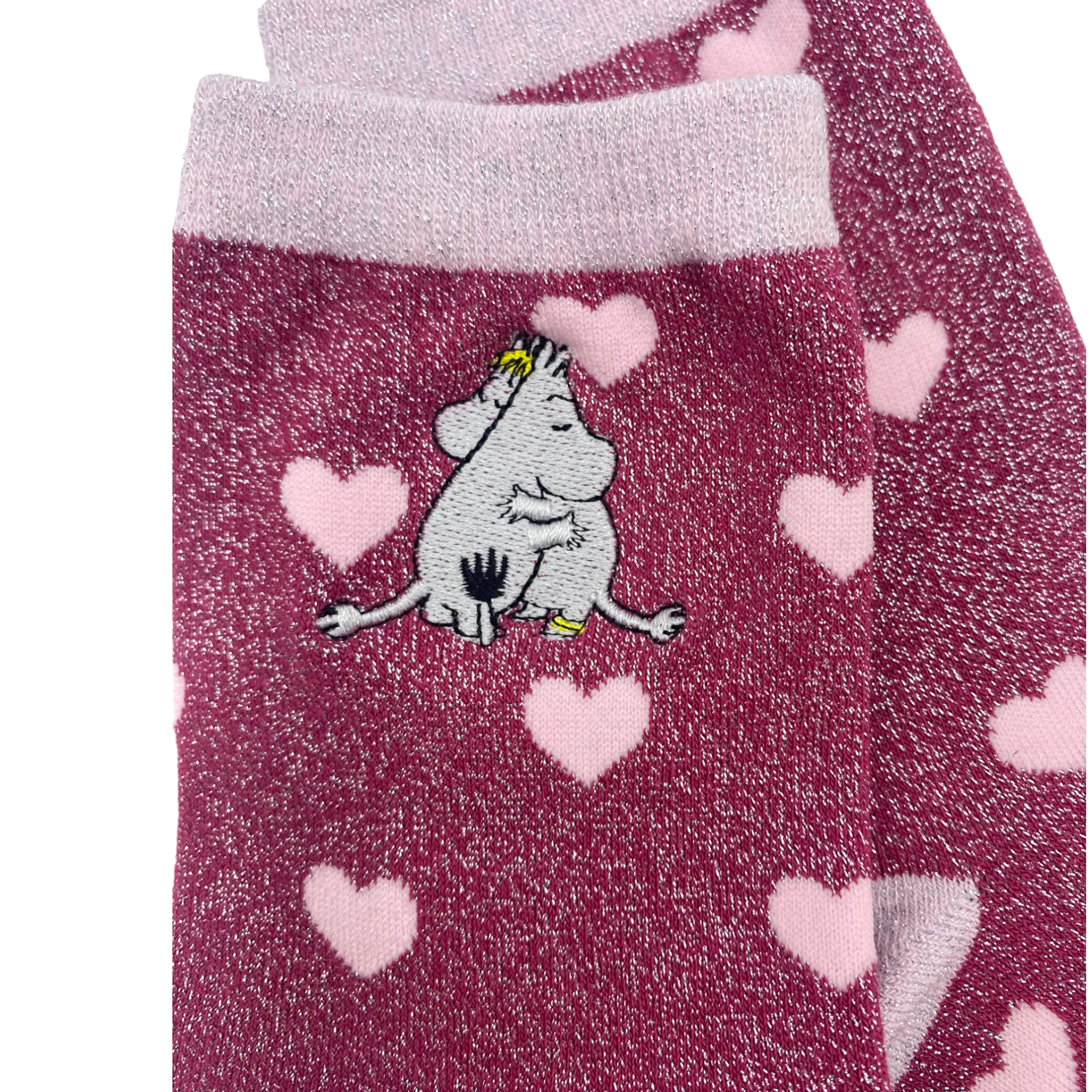 Moomin Love Glitter Socks