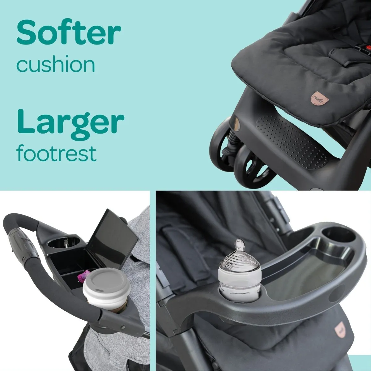 Moon Aria Go Travel System Black