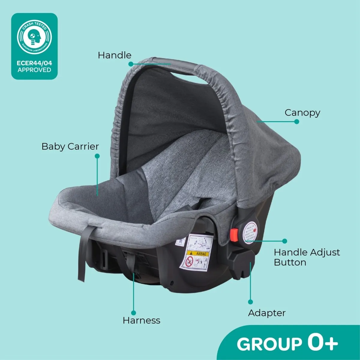 Moon Aria Go Travel System Black