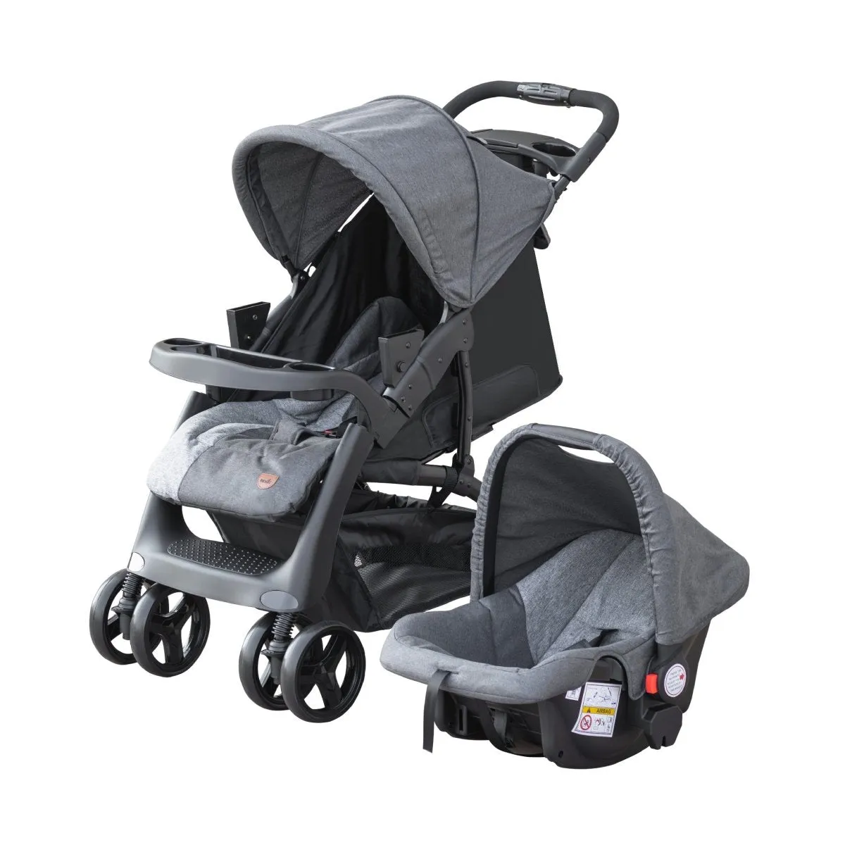 Moon Aria Go Travel System Black