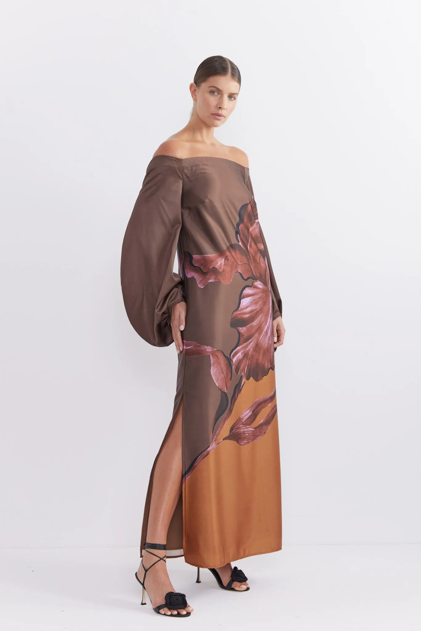 Moon Flower Sleeve Midi