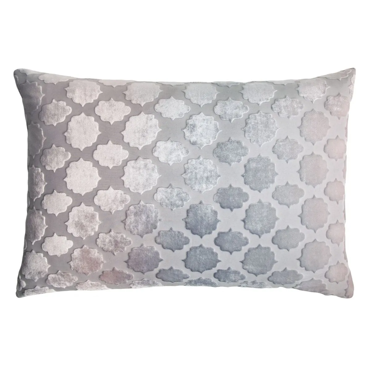 Moonstone Mod Fretwork Pillow by Kevin O'Brien Studio