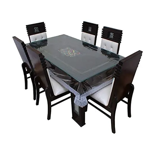 MoonWooden Sheesham Wood 4 Seater Dining Table with 2 Cushioned Chairs and 1 Bench for Home Dining Room Hotel Solid Wooden Chestnut Design Table (Dark Black Finish)