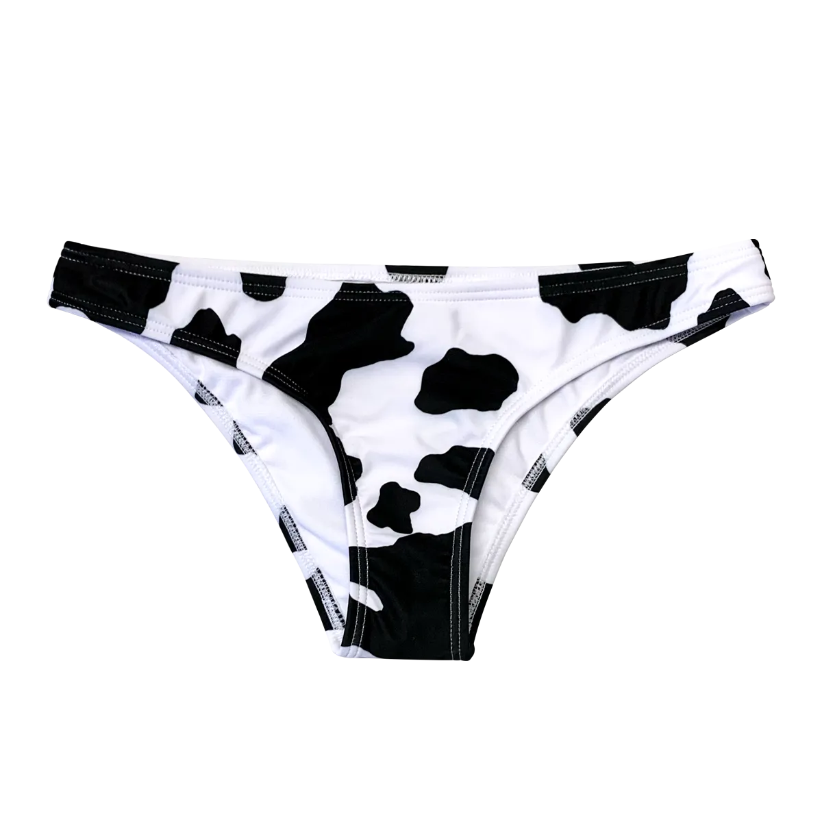 Mooo'd Cow Print Bikini Bottom