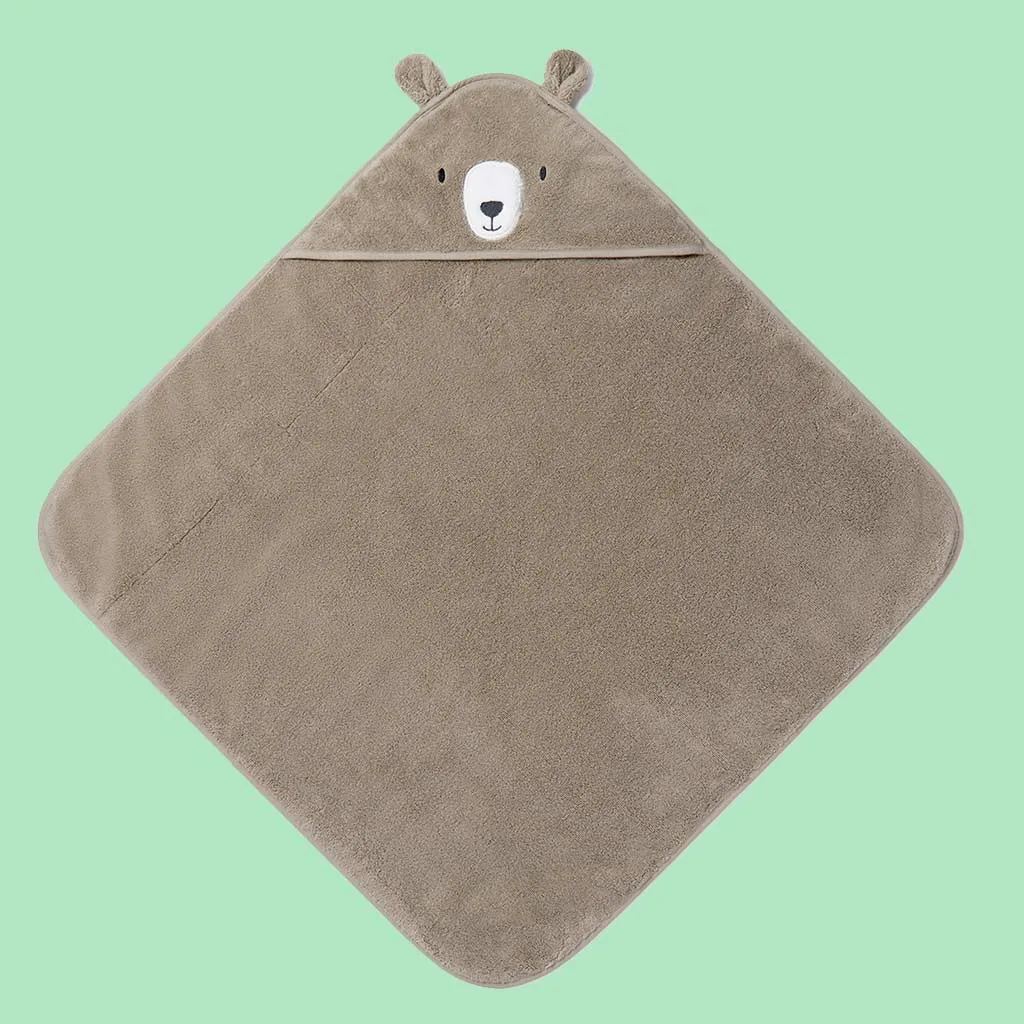 Mori Hooded Bear Baby Bath Towel