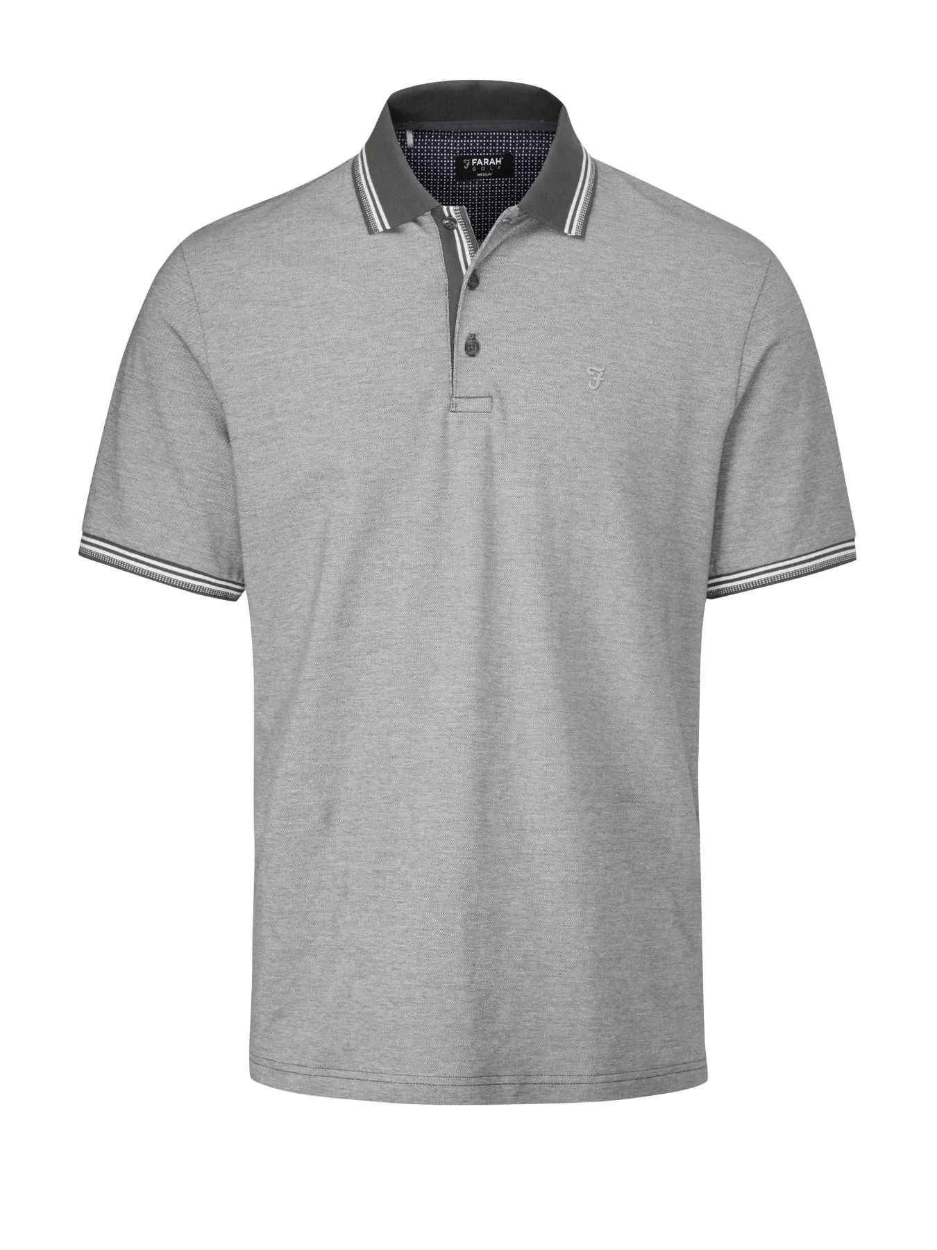 Morrill Golf Polo Shirt In Grey Shadow