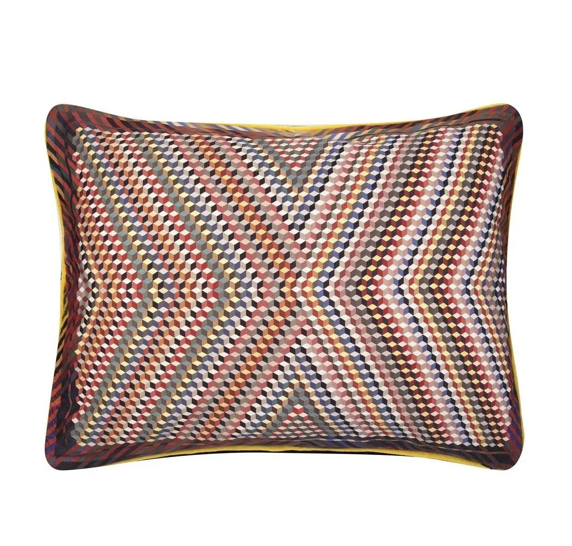 MOSAIC FREAK cotton satin pillow