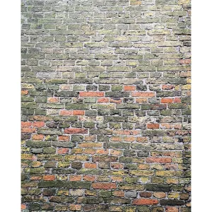 Moss Brick Printed Backdrop