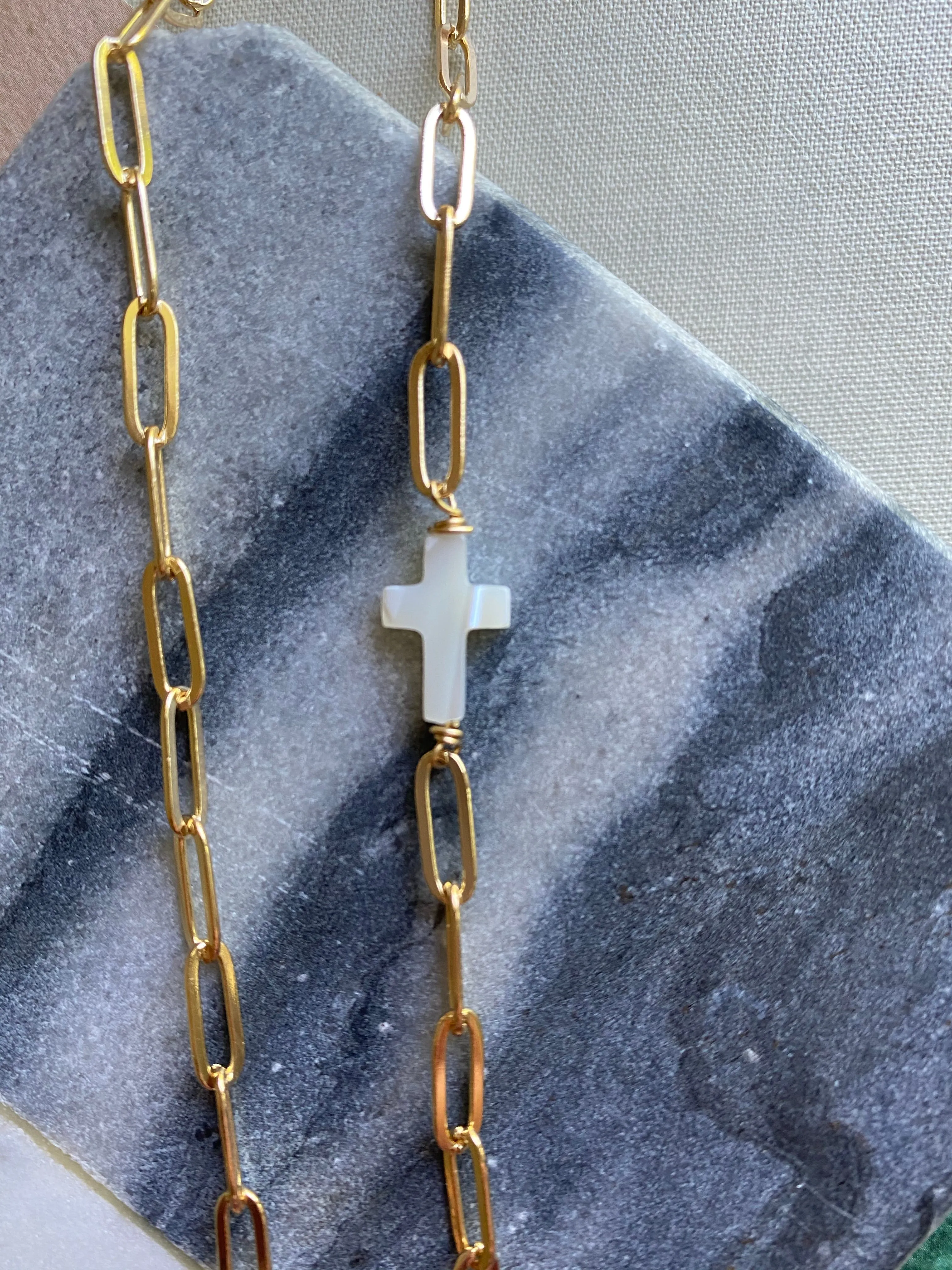 Mother of Pearl Cross