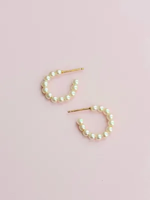 Mother of Pearl Hoops