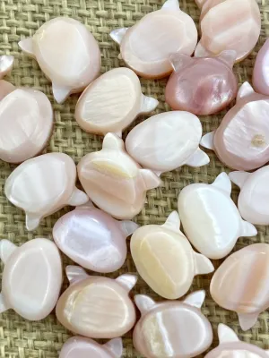 Mother Of Pearls Pink Cat Beads, Mother Of Pearl Beads, Sku#M19