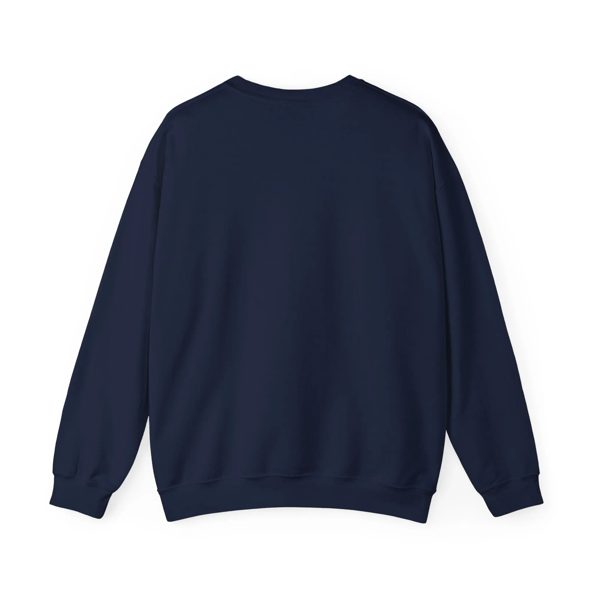 MOTHERHOOD Oversized Pullover Crewneck Sweatshirt, Gifts for Mom, Baby Shower Gifts, Light Blue on Navy, Mother's Day Gift