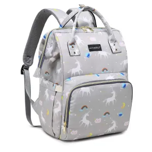 motherly Baby Diaper Bag, Mothers Maternity Bags for Travel |(Unicorn Gray-Style2)