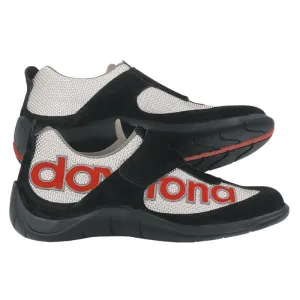 Motorcycle boots Daytona Moto Fun, black/gray/red