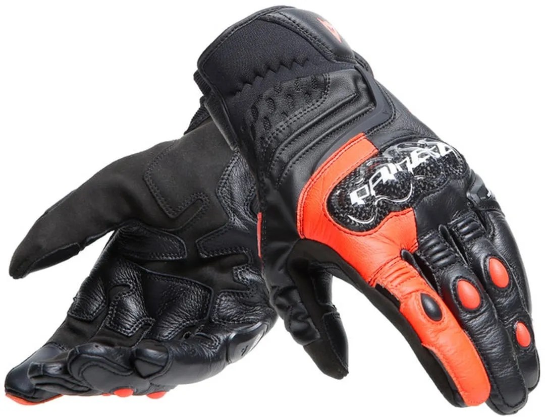 Motorcycle gloves Dainese Carbon 4 Short, red