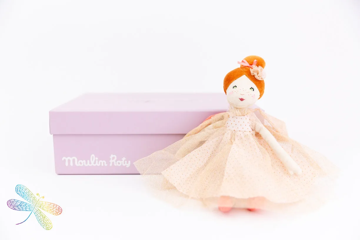 Moulin Roty Once Upon a Time - Little Pink Rose Fairy Doll