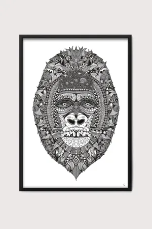 Mountain Gorilla Fine Art Print