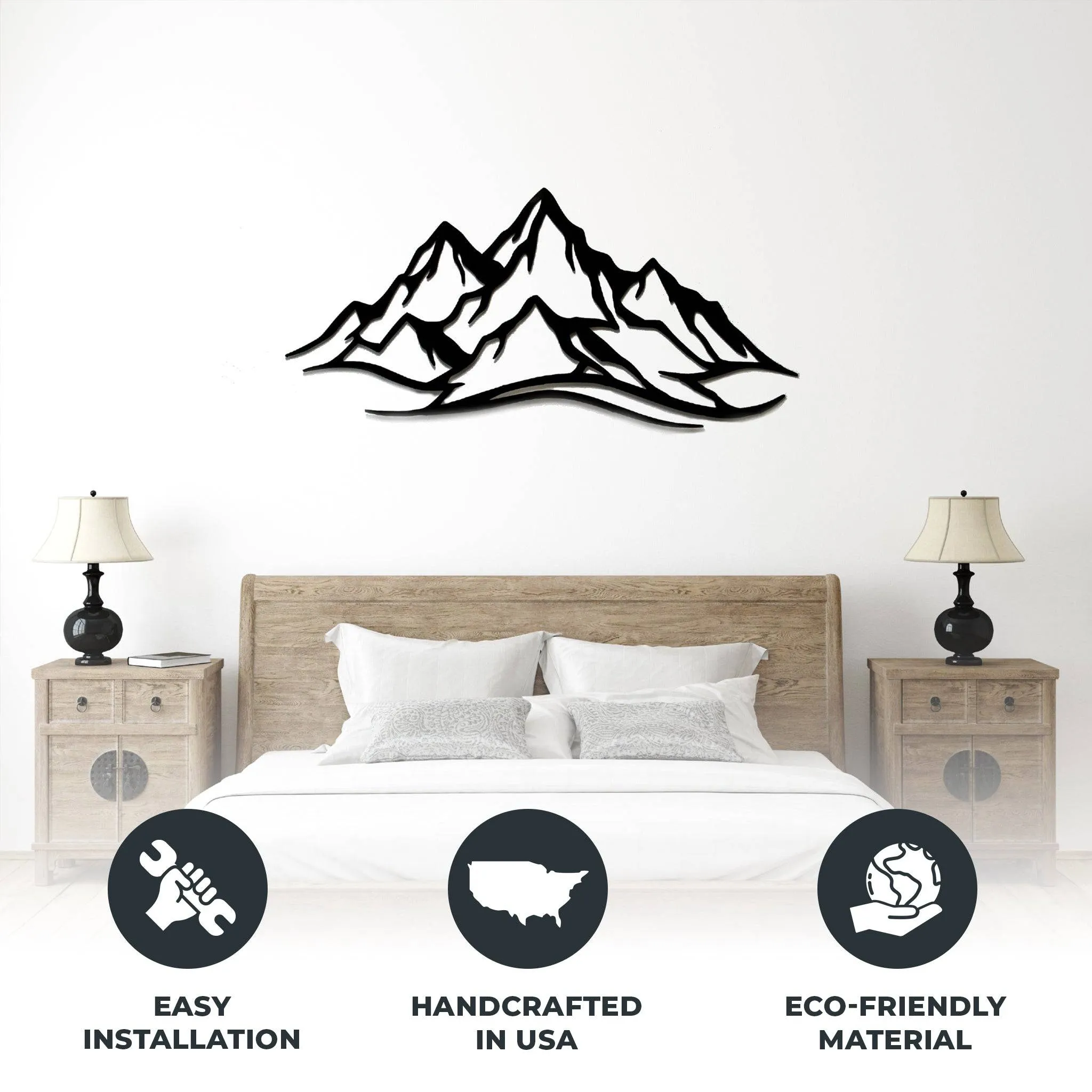 Mountain Range - Metal Wall Art