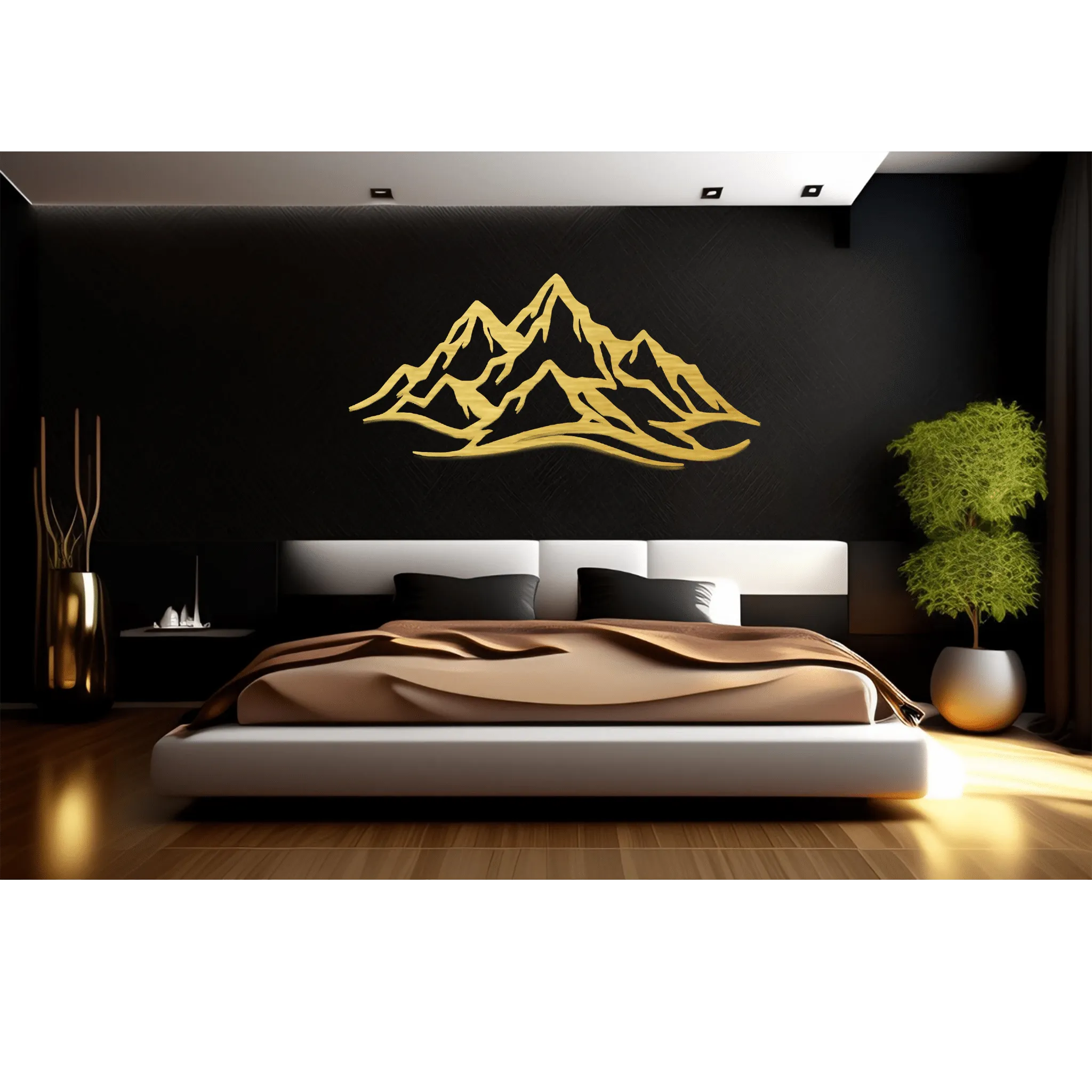 Mountain Range - Metal Wall Art