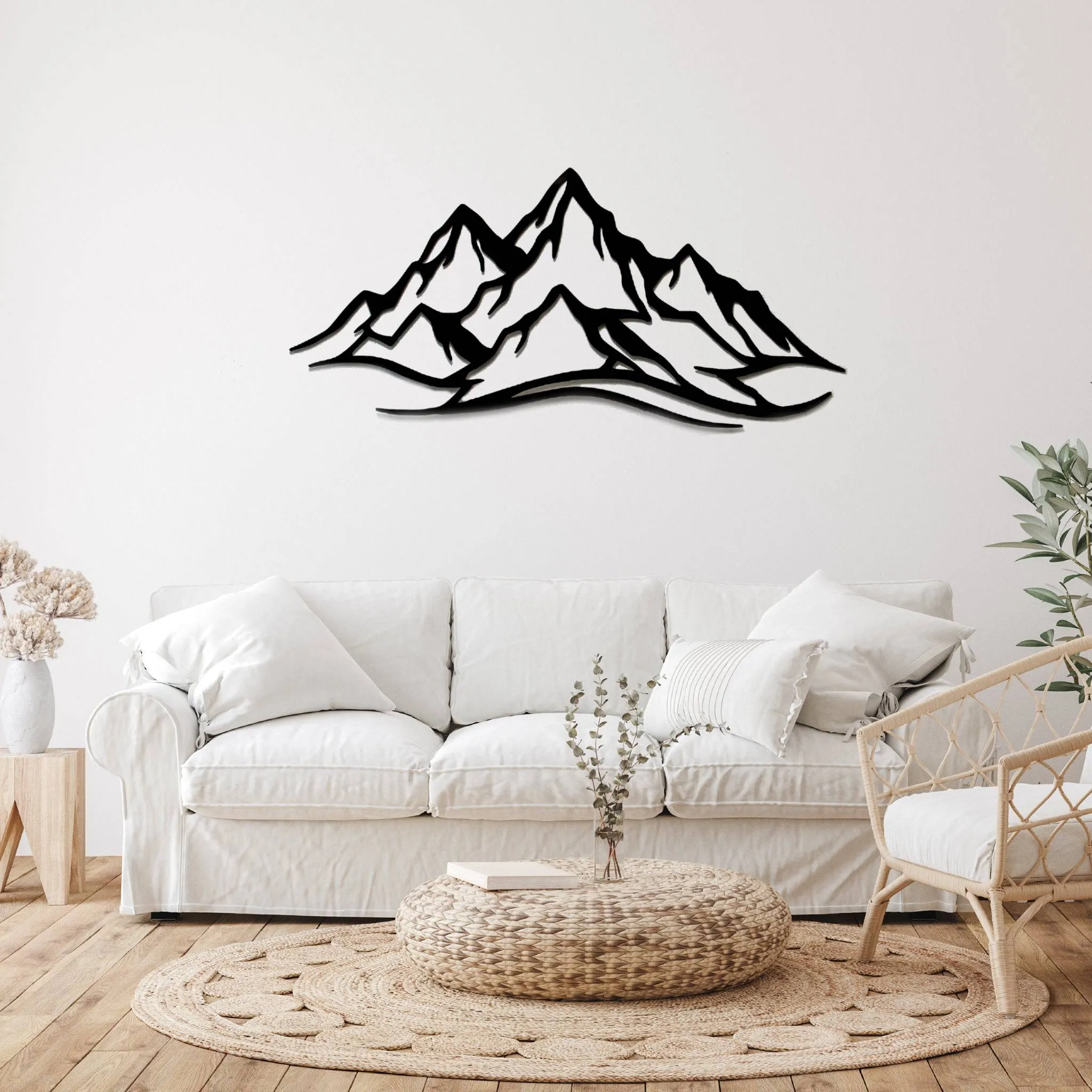 Mountain Range - Metal Wall Art