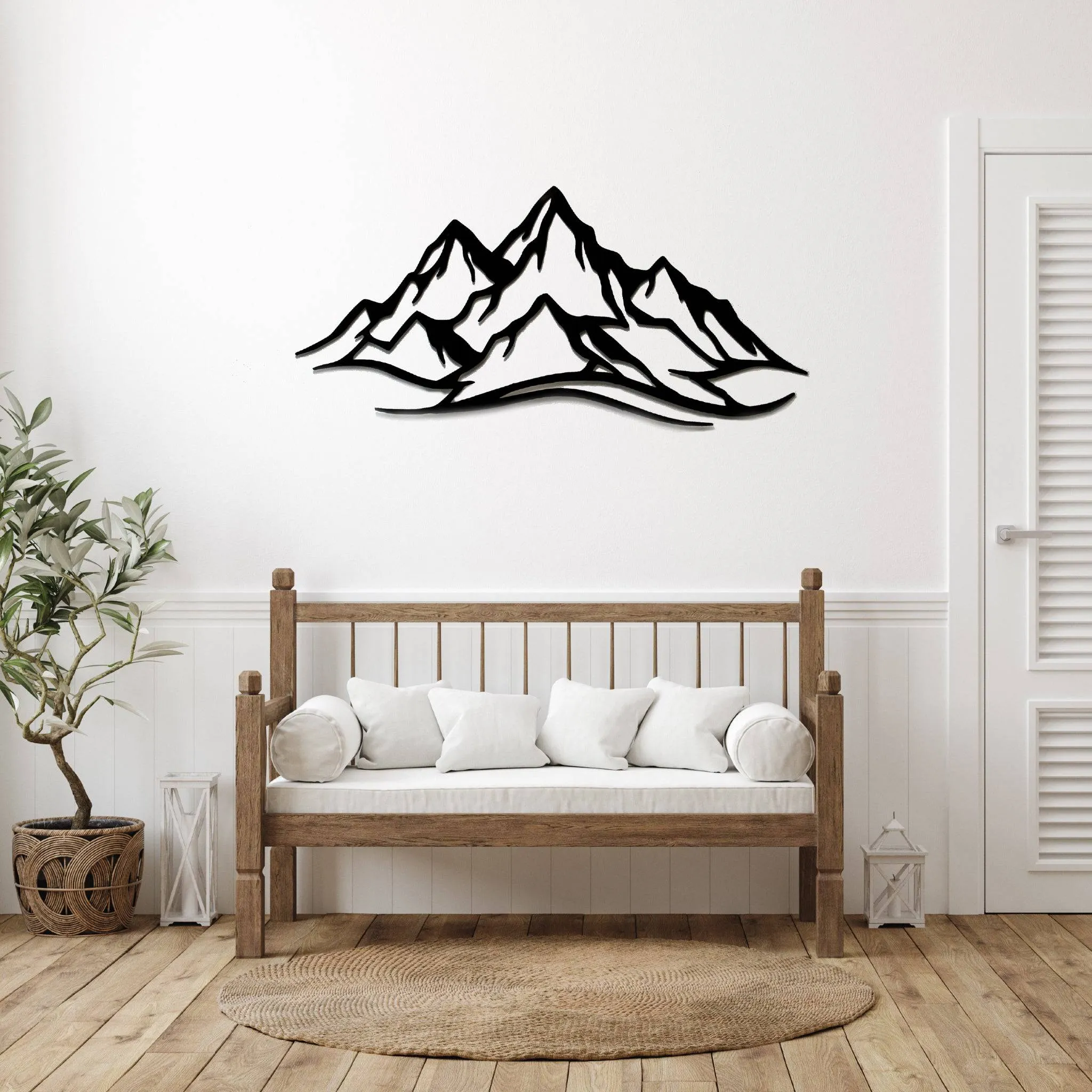 Mountain Range - Metal Wall Art