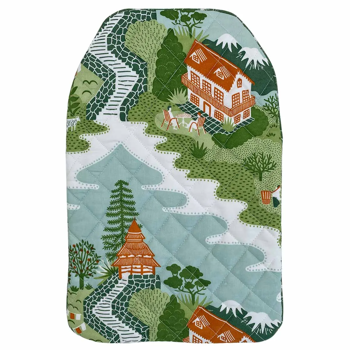 Mountain Zig Zag Hot Water Bottle Cover