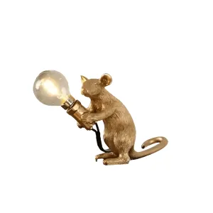 Mouse Resin Table Lamp