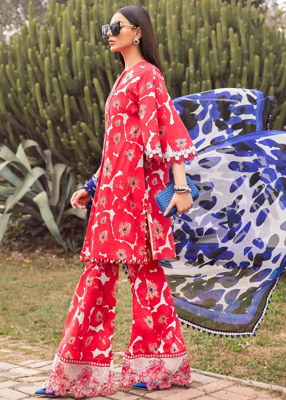 M.Prints Spring Summer Lawn Edit '24 by Maria B | MPT-2112-A