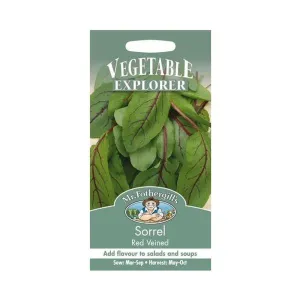 Mr Fothergill's Red Veined Sorrel Seeds