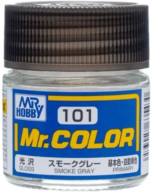 Mr. Hobby C101 Mr. Color Gloss Smoke Gray Lacquer Paint 10ml